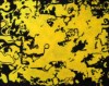 Big yellow and black abstract